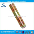 M12 Double head steel zinc stud bolt